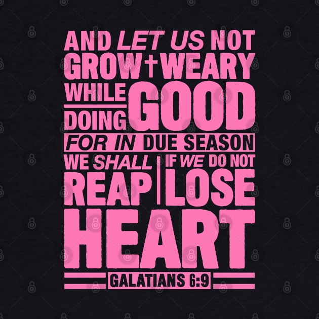 Galatians 6:9 by Plushism